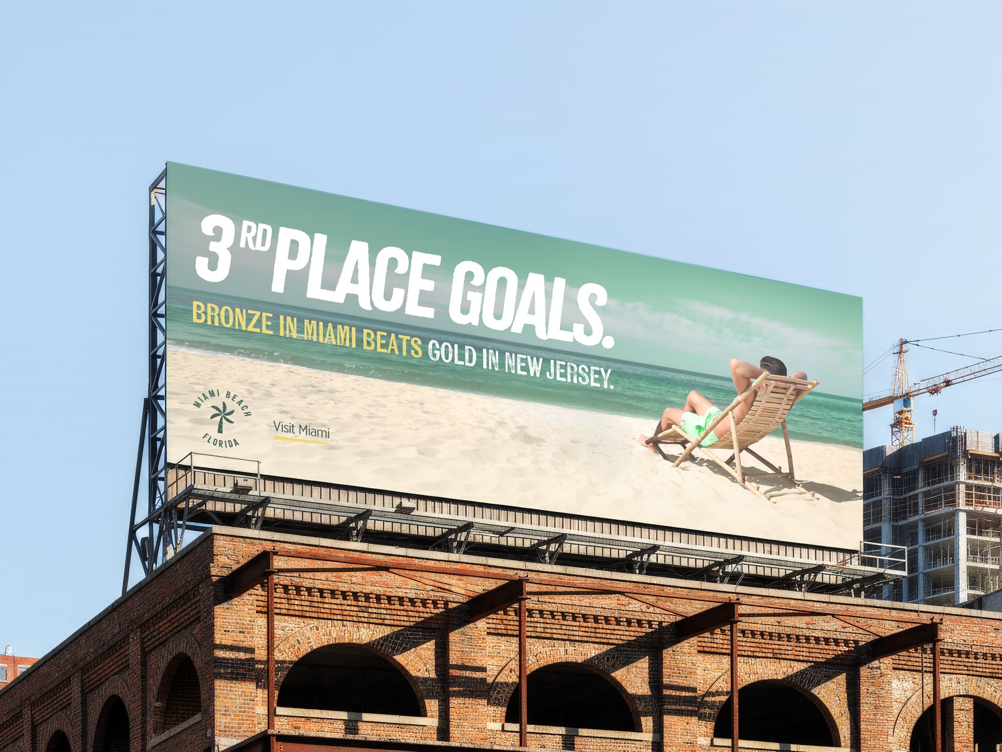 3rd Place Goals — Visit Miami rooftop billboard
